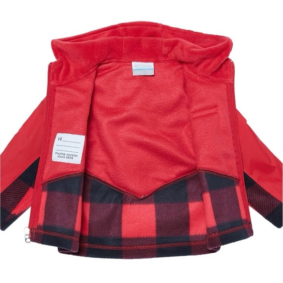 Columbia Toddler Little Boys Steens MT Overlay Jacket Buffalo Check Size 2T NWT - Picture 3 of 8